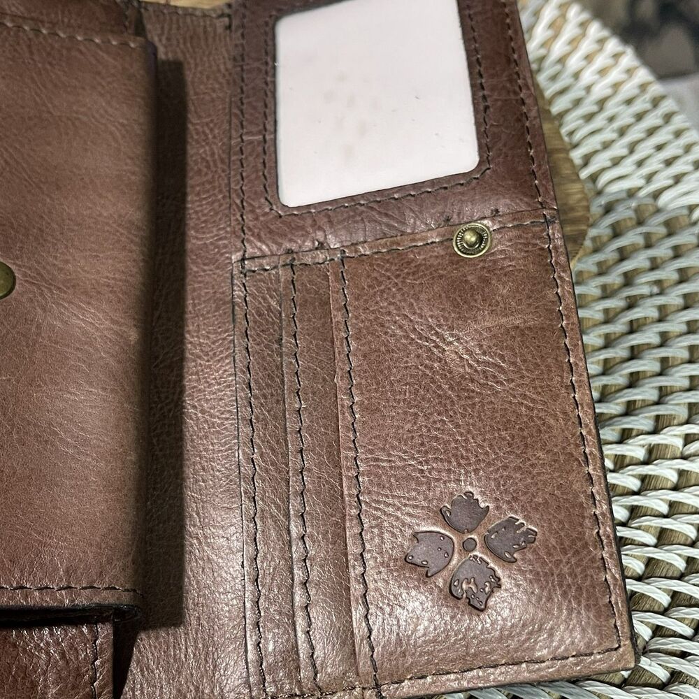 Patricia Nash Brown Basketweave Italian Leather T… - image 3